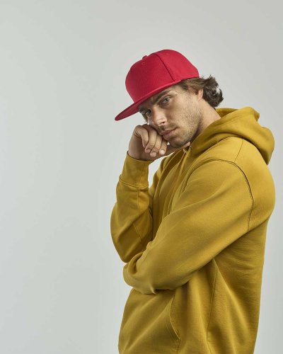 Gorra verde de 5 paneles EcoFutura de poliéster reciclado