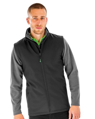 Gilet Softshell 2 strati stampabile riciclato 