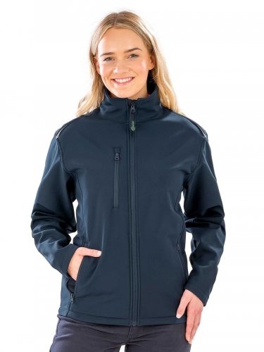 Softshell donna 3 strati, stampabile, PE riciclato