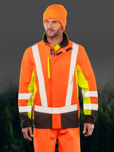 Softshell sicurezza riciclato 3 strati stampabile