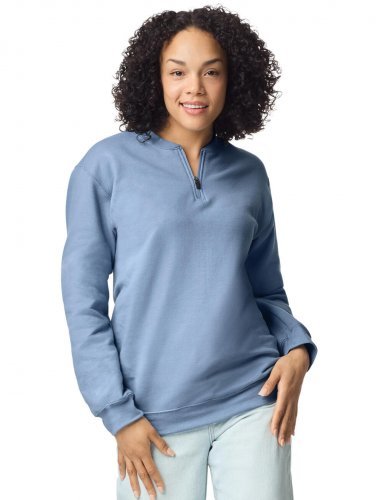 Softstyle midweight adult fleece 1/4 zip sweat