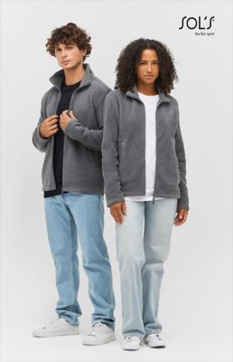  Unisex Fleecejacke mit durchgehendem Reißverschluss Nitro