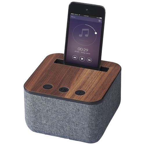 Speaker Bluetooth Shae in tessuto e legno
