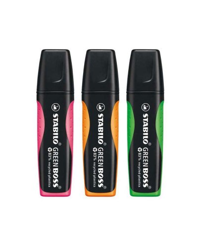 Stabilo Green Boss set da 3 colori
