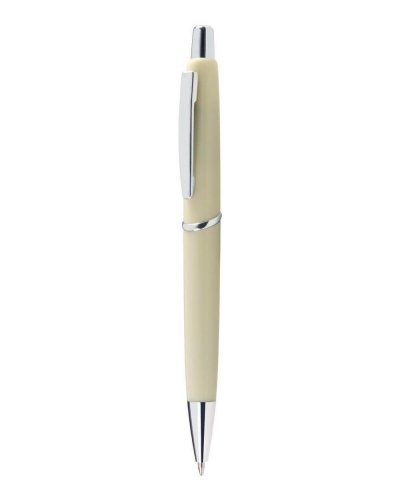 Stylo à bille en plastique et métal avec clip élégant