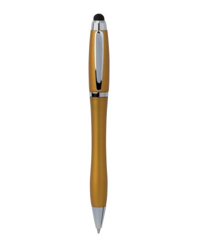 Stylo à bille tactile en plastique et métal