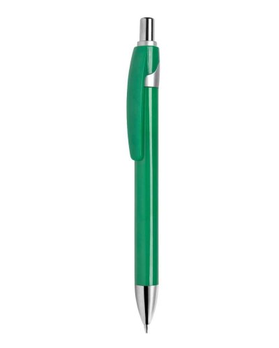 Stylo à bille Ceed avec clip coloré, mécanisme à clic et recharge noir