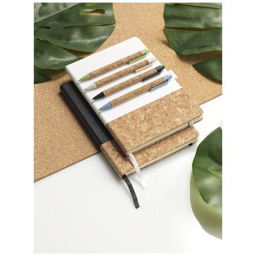 Stylo à bille en liège et paille de blé Midar