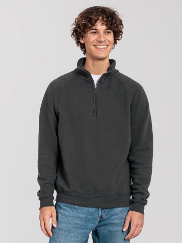 Sudadera icónica con cierre de cremallera premium