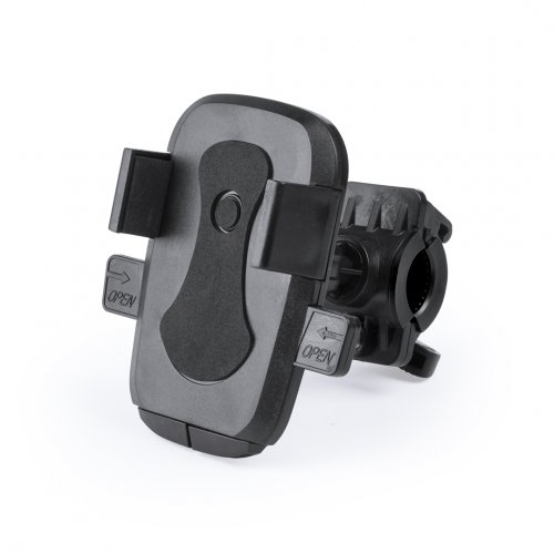 Support smartphone Lonter noir, support de vélo 360°, robuste et prati