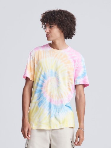 T-shirt a girocollo Tie-dye t