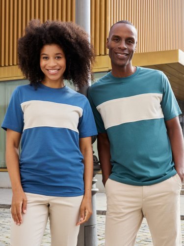 T-shirt color-block unisexe
