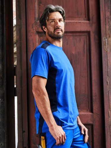T-Shirt da lavoro uomo robusta Easy-Care, cotone poliestere