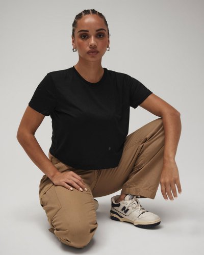 T-shirt donna corta Flowy