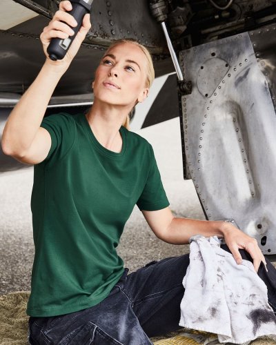 T-shirt donna in cotone organico ring spun