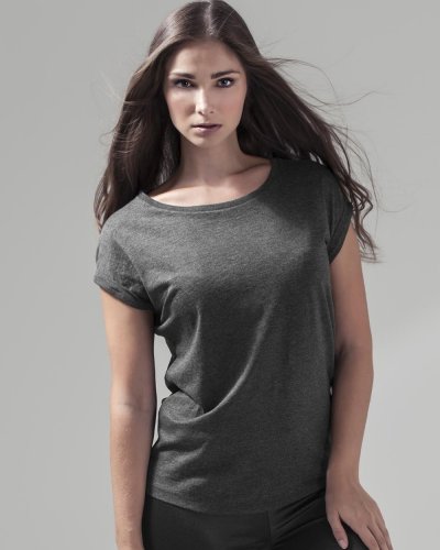 T-shirt donna manica corta Extended shoulder