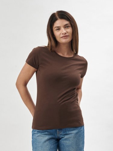 Moon Women T-shirt donna cotone bio, manica corta, girocollo