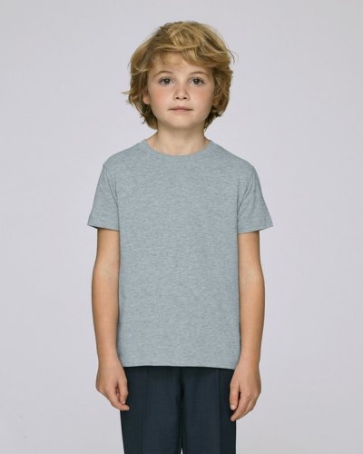 T-shirt in cotone organico Mini Stanley Paints heather