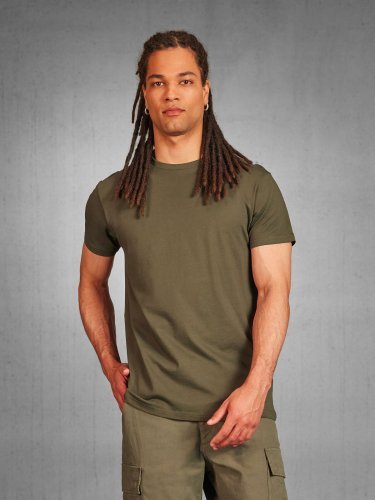 B&C Inspire Plus T-shirt uomo cotone bio, no label, medium fit
