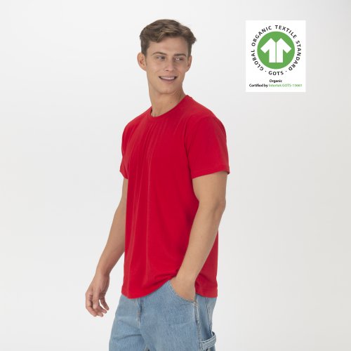 T-shirt tubolare 100% cotone biologico
