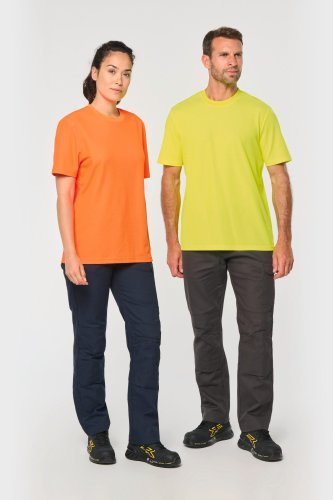 T-shirt unisex ecosostenibile cotone/poliestere