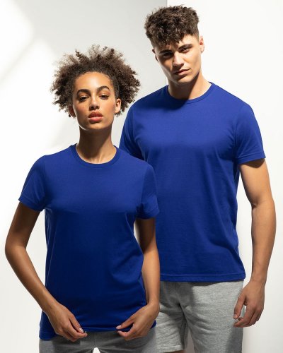 T-shirt unisex maniche set in con design spalla cadente