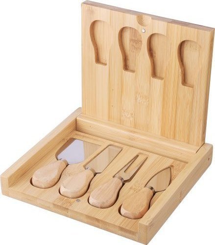 Tagliere per formaggi zea | bambù | 4 pezzi