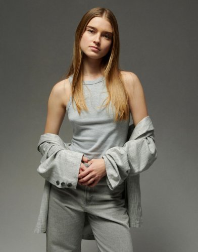 Tank Top donna Micro Rib Racer