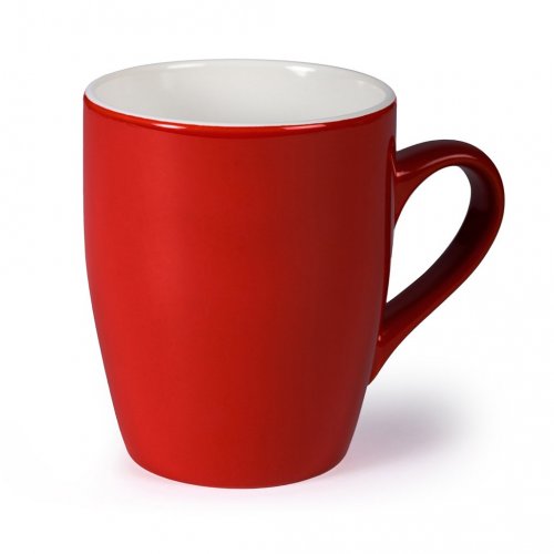 Tazza in ceramica 320 ml (grado a) colorata all'esterno