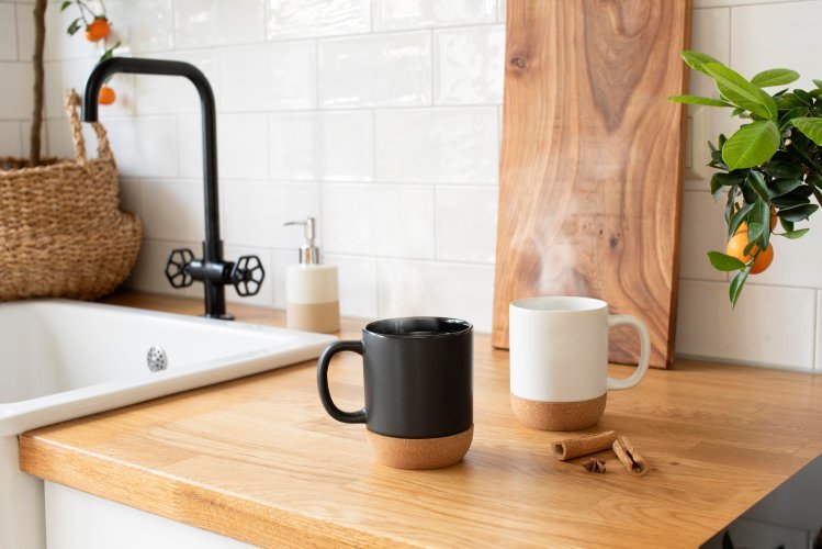 Tazza rosamund | ceramica | fondo in sughero | 300 ml