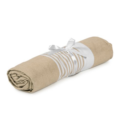 Telo copri lettino da mare in cotone e poliestere