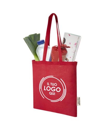 Tote bag in cotone riciclato GRS Madras