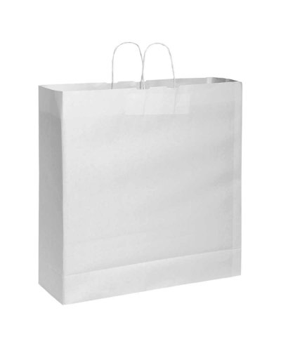 Tragetasche aus 120 g/m² Kraftpapier mit gedrehten Griffen 54x14x50 cm