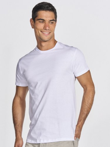 Super-T Hombre: Camiseta 100% Algodón Peinado, Manga Corta
