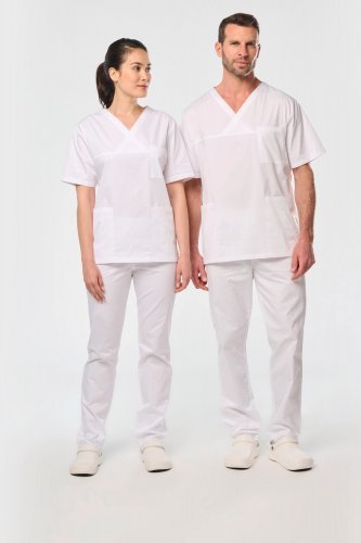 Tunica unisex in cotone maniche corte