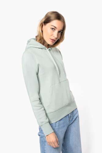 Umweltfreundliches kapuzensweatshirt für damen