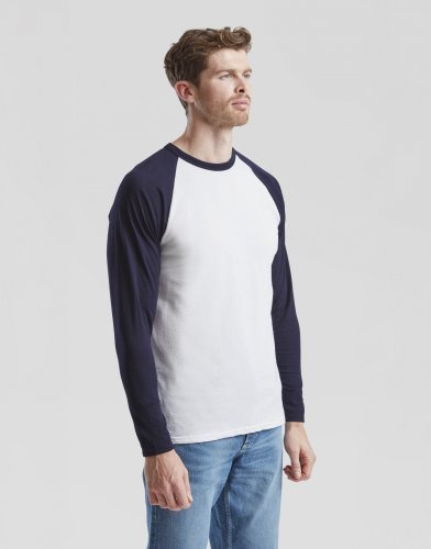 Valueweight long sleeve baseball t