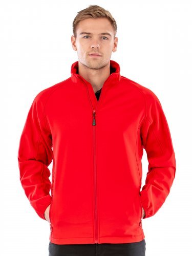Veste softshell recyclÃ©e 2 couches imprimable Homme