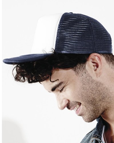 Casquette Snapback Vintage en Coton à 5 Panneaux Noir