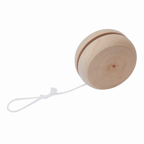 Yo-yo UPSIDE DOWN in legno naturale Ø5,3 cm, 36g, colore beige
