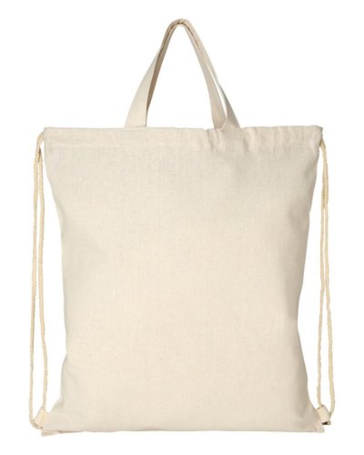 Zaino con cordoncino Pheebs in cotone riciclato