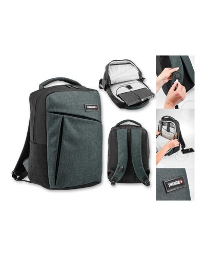 Zaino in poliestere per laptop 15.6 pollici
