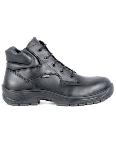 Zapatos Bayonet O2 HRO SRC en cuero negro hidrorrepelente Metal Free
