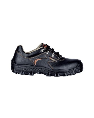 Zapatos de seguridad Base New Caspian negros S3 SRC de cuero