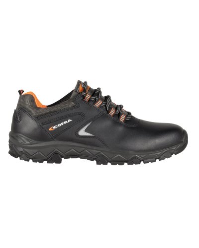 Zapatos de seguridad Bench S3 SRC de cuero negro sin metales