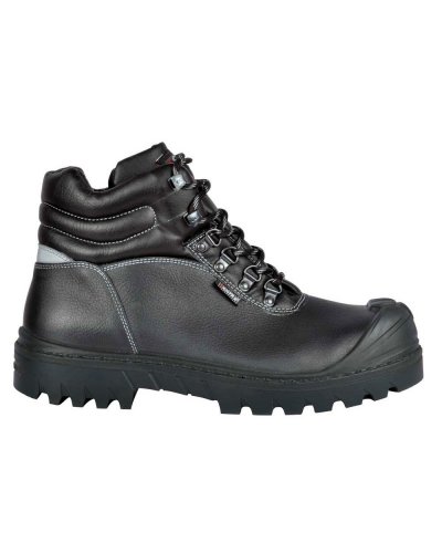 Zapatos de seguridad Building Bis S3 HRO SRC de cuero negro