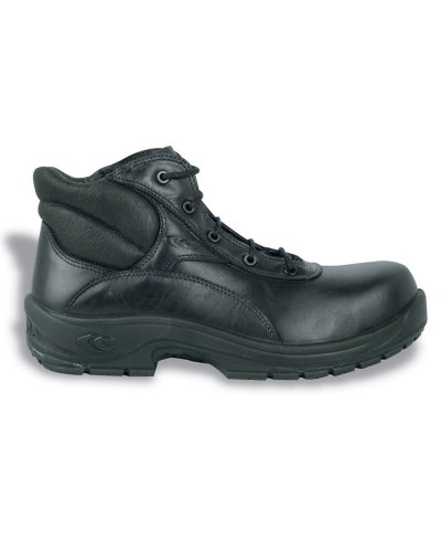 Zapatos de seguridad Caesar S3 Metal Free negros de cuero de calidad