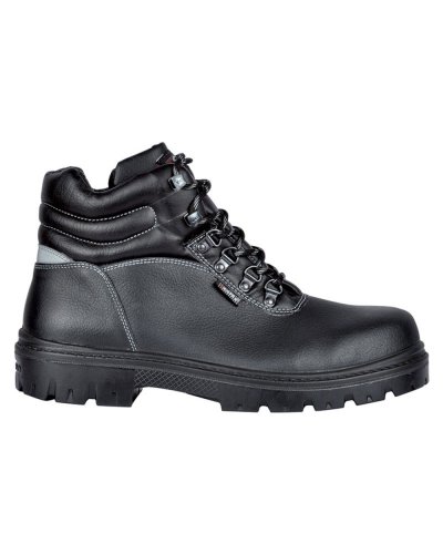 Zapatos de seguridad Ceylon S3 SRC de cuero negro hidrorrepelente