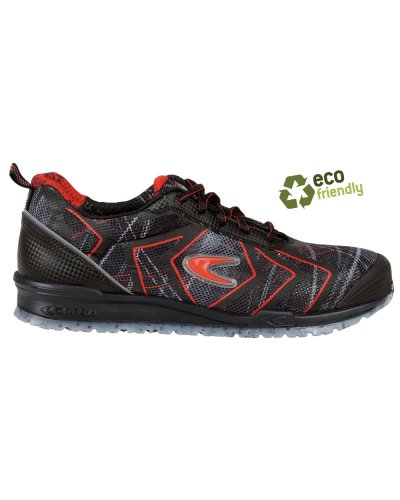 Zapatos de seguridad COFRA Driscoll Black S1P transpirables negros