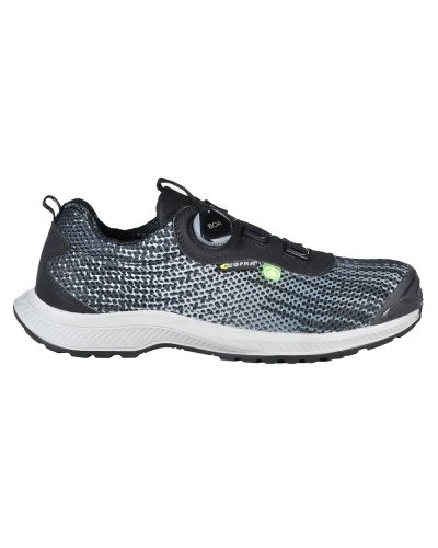 Zapatos de seguridad Cofra Flap ESD S1P BOA grises transpirables